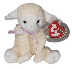 Ty Beanie Baby - FLEECIE el Cordero (6 Pulgadas) NUEVO MWMTs Peluche Juguete - Imagen 1 de 7