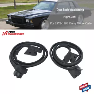 SS-5025 Door Sealant Strip 2Pcs For Chevy Monte Carlo 1978-88 Pontiac Grand Prix - Bild 1 von 14