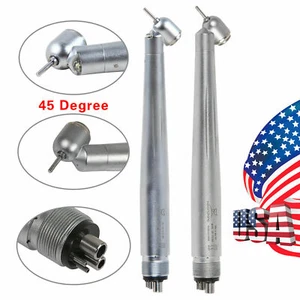 Dental LED/No LED Surgical 45 Degree High Speed Handpiece Turbine NSK STYLE - Picture 1 of 14