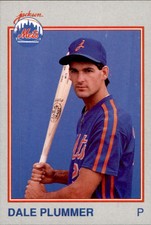 1989 Jackson Mets Grand Slam #28 Dale Plummer Bath Maine ME Baseball Card