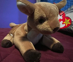 Ty Beanie Baby Whisper the Deer WITH ERRORS – 1997/1998- Rare! Retired! - Picture 1 of 13