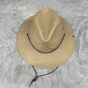 HENSCHEL HATQUARTERS Western Aussie Outback Cowboy made in USA kaki grande - Foto 1 di 7