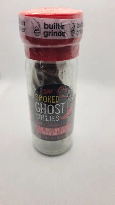 Pimienta Trader Joe's Smoked Ghost Chiles Bhut Jolokia 0,7 oz. Descatalogado NUEVO Foto 1 de 4