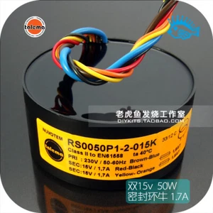 RS Nuvotem Talema nuovo anello sigillato importato 50VA 2x15v 50w trasformatore febbre - Foto 1 di 4