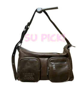 Borsa hobo Margesherwood Outpocket pelle marrone lavata estraibile | Spedizione FedEx - Foto 1 di 1