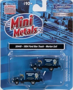 Classic Metal Works 50449 N Scale 1954 Ford Box Truck 2-Pack (Morton Salt) - Picture 1 of 2