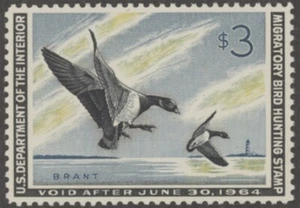 RW30 1963 Federal Duck Stamp Mint NH Grade XF-Sup 95 with PSE Cert (DSD) - Picture 1 of 2