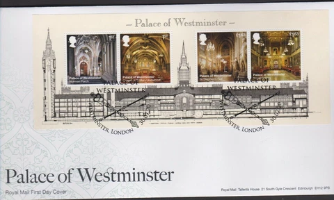2020 Palace of Westminster 1st day stamp cover Cover