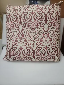 Rizzy Home 22"x22" Dulane Damask Square Throw Pillow - Red - Picture 1 of 1