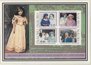 Nauru 1999 Queen Mother - 100th Birthday MS, mint MNH - Picture 1 of 1