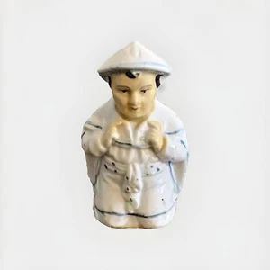RARE 19THC VICTORIAN PORCELAIN MANDARIN CHINESE MAN FIGURAL PEPPERETTE c1860 - Picture 1 of 7