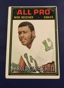 1974 Topps # 121 HAROLD CARMICHAEL ROOKIE All Pro Eagles EXT Nice Card ! 