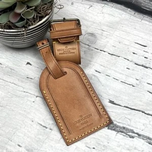 Louis Vuitton Vachetta Luggage Tag Poignet Set - Picture 1 of 14