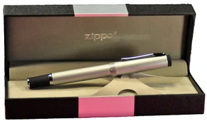 "ZIPPO" Rare Vtg Made in Germany c.1991's Solid Rollerball pen w/Orig. box - Picture 1 of 10
