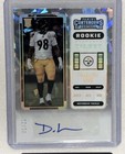 2022 Contenders DEMARVIN LEAL Rookie Ticket Auto Cracked Ice #1/22 STEELERS