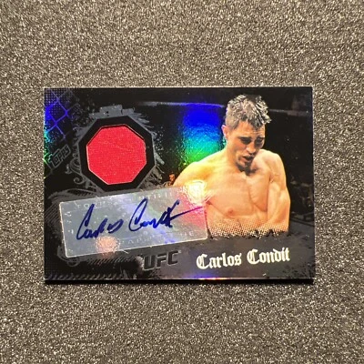 2010 Topps UFC Main Event CARLOS CONDIT #7 Relic PATCH & AUTO - MMA ROOKIE - Image 1 of 4