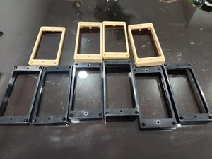 Humbucker Pickup Ring Set Neck & Bridge Curved Tapered for Gibson Les Paul - Picture 1 of 1