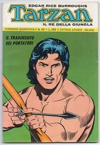 TARZAN editrice CENISIO prima serie N.62 IL TRADIMENTO DEI PORTATORI 1973 barry - Picture 1 of 1