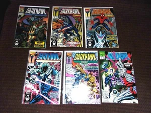 6 ISSUES DARKHAWK # 1,2,3,4,5,18 1st App. Marvel 1992 FREE SHIPPING GOTG MCU HOT - Foto 1 di 4