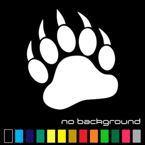Tiger Paw Sticker Vinyl Decal - Wildcat Claws Print Pet Car Window Truck Cute - Picture 1 of 17