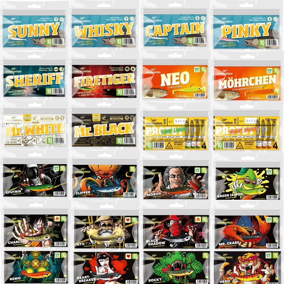 Lieblingsköder 12,5cm Gummifisch Gummiköder für Barsch Zander Hecht Dorsch - Bild 1 von 1