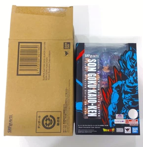 Bandai S.H. Figuarts Son Goku Kaiohken SSGSS Blue Super Exclusive NYCC Kaio Ken - Imagen 1 de 12