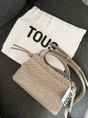 Tous Damen Umhängetasche Crème Champagne/grau - Neu Und Ungetragen - Bild 1 von 3