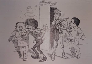 Schachweltmeisterschaft 1972 Reykjavík — Bobby Fischer (USA) und Boris Spassky - Bild 1 von 2