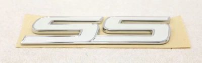 NEW GM SS Front Door Badge White & Chrome 15211285 Impala HHR Monte Carlo 06-10 - Image 1 of 4