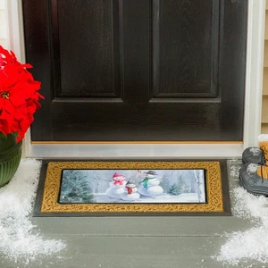 Snowman Family Sassafras Switch Mat - Picture 1 of 2