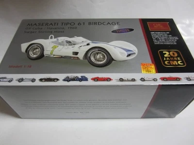 CMC 1/18 Scale Maserati Tipo 61 Birdcage 1960 Limited 1,500 Sterling Moss Mincar - Image 1 of 4