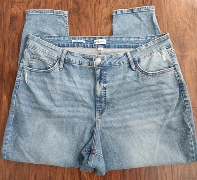 Ava& Viv Women High Rise Skinny Light Blue Jean Denim Casual Style Plus Size 24 - Image 1 of 4