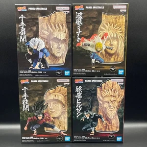 Naruto Shippuden Panel Spectacle Minato Hiruzen Hashirama Tobirama Figure Set - Picture 1 of 6
