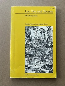 Lao Tzu and Taoism Max Kaltenmark (1969) Stanford University Press Paperback - Picture 1 of 8
