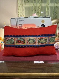 vintage unique lumbar pillow handmade new 16x20 - Picture 1 of 11