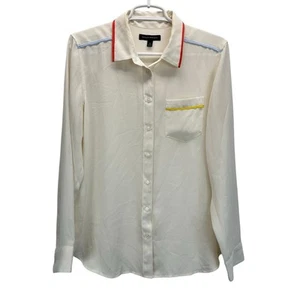 Banana Republic Dillon klassische Passform Hemd transparente Farbdetails Medium - Bild 1 von 8
