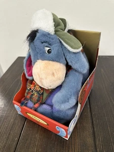 Vintage 11 Zoll Walt Disney Store 1999 Christmas Eeyore Plüsch Winnie Pooh - Bild 1 von 10