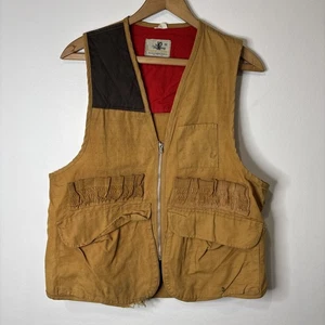 Black Sheep Brand Hunting Clothing Vest Vintage Men’s Size Medium Japan Tan Zip  - Picture 1 of 12