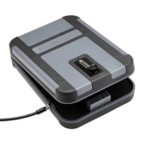 SnapSafe Treklite Lock Box w/ TSA Combination Lock X-Large Black-Gray - 75241 - Picture 1 of 3