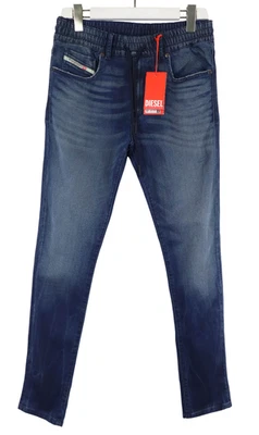 DIESEL D-Strukt Jogg Jeans Herren W28/L32 Faded Whiskers Drawstring Repaired - Bild 1 von 4