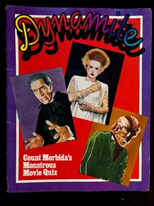 Dynamite Magazine # 83 1981 Count Morbida's Monstrous Movie Quiz - Picture 1 of 3