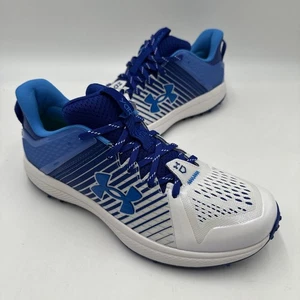 Under Armour Yard Turf grau & weiß Baseballschuhe Herren Größe 9 NEU 3025593-401 - Bild 1 von 9