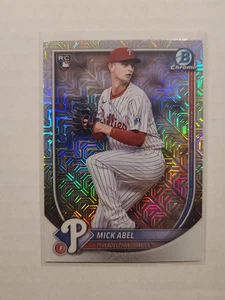 2025 Bowman Chrome Mega MOJO Mick Abel RC #11 Philadelphia Phillies - Picture 1 of 2
