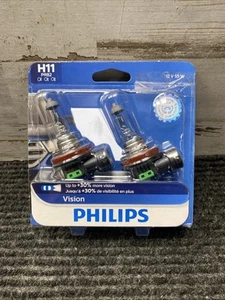 Philips Lighting Pack of 2 H11PRB2 Vision Headlight Bulbs 12v 55w - Foto 1 di 6