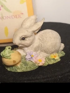 Vintage RUSS "Nature's Wonder" Hase Frosch Pilz Figur #13977 RAR Box  - Bild 1 von 9