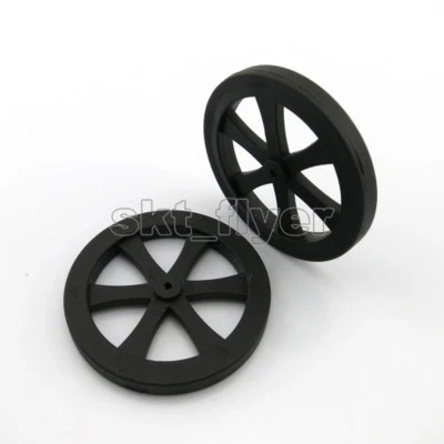 4pcs 44*2mm RC Car Tire Toy Wheels Model Robotic DIY Trucks Kit Hobby Part - Image 1 of 4