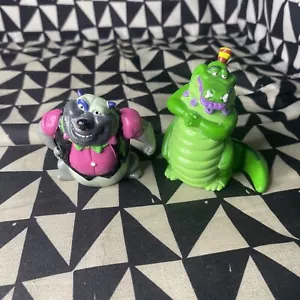 Vintage All Dogs Go To Heaven Lot of 2 PVC Cake Topper Figures Wendy's 1989 - Picture 1 of 11