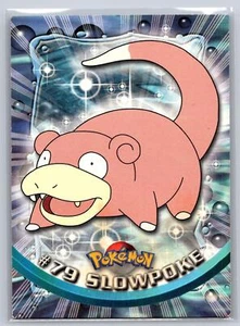 Slowpoke #79 Pokemon Topps Logo Azul 1ª Ed. TV Animación Edición Ligeramente Reproducido - Imagen 1 de 2