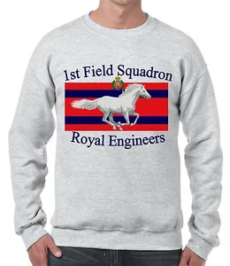 1st Field Squadron Royal Engineers T-Shirt Sapper Tshirt RE Sweatshirt - Picture 1 of 4