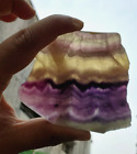 Amazing Natural Flourite Slice Full Colour 169Gr